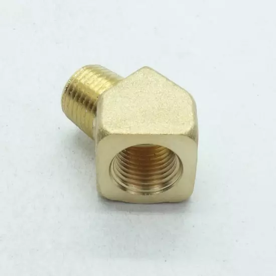 1/8" Male NPT 1/8" Female NPT Brass Pipe Fitting 45 Degree elbow