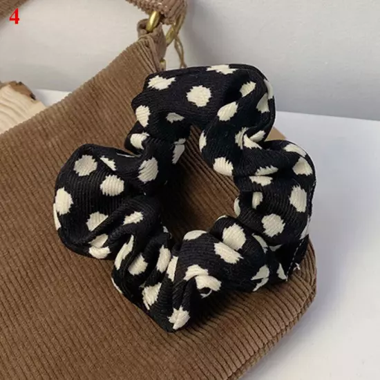 Polka Dot Hair Tie Zebra Pattern Hair Rope Scrunchies Ponytail Holder Hairband ❀