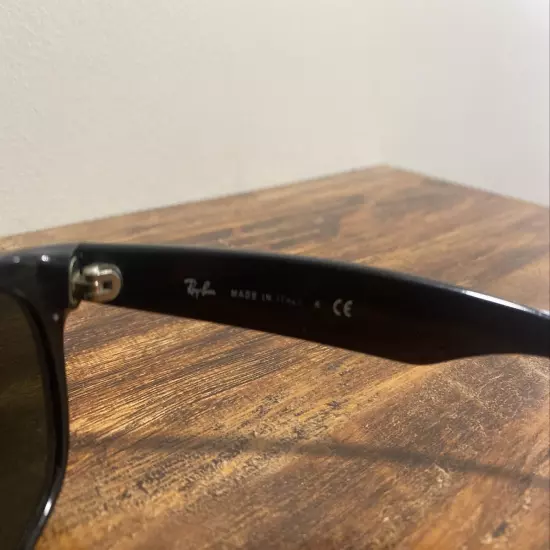 Ray-Ban Sunglasses RB2132 New WAYFARER 901 Gloss Black Lenses 52/19