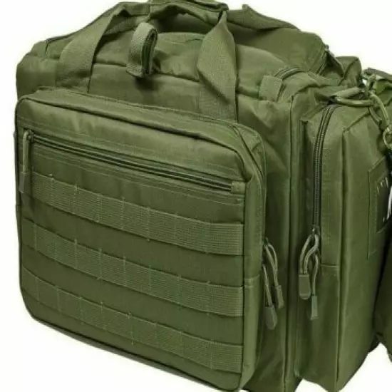 VISM Competition Range Bag Tactical Shooting Range Pistol Bag Hunting OD GREEN