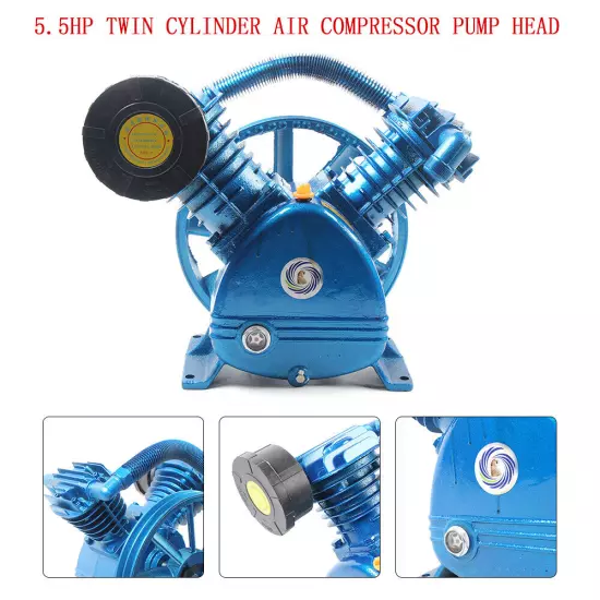 175psi 5.5HP Air Compressor Pump Head Motor Cylinder 4000 W 21 CFM