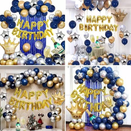 Balloons Garland Birthday Decor Baby Party Happy Birthday Ballloons Arch Kit