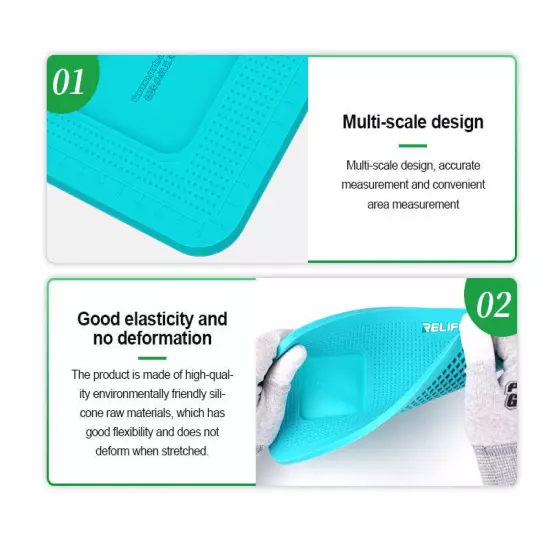 RL-004DM Screen Film Anti-slip Pad Anti-slip Camera Protection Silicone Mat