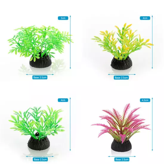 Aquarium Decorative Simulation Aquatic Plant Fish Tank Landscape Ornament Gra Sn