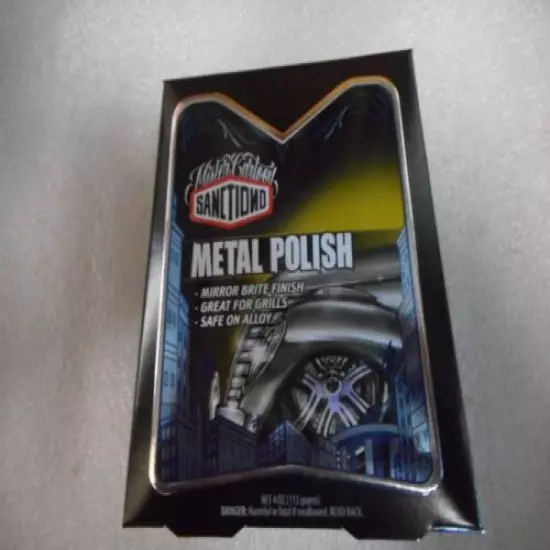 MISTER CARTOON SANCTIOND METAL POLISH MIRROR FINISH 4 OZ BOTTLES CASE OF 12 