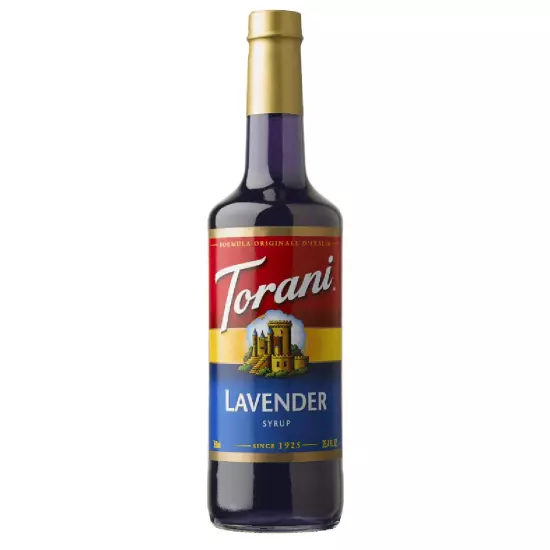 Torani Syrup: Lavender - 750 ml, 25.4 oz, 1 Pack , Brand New, Sealed, w/ pump