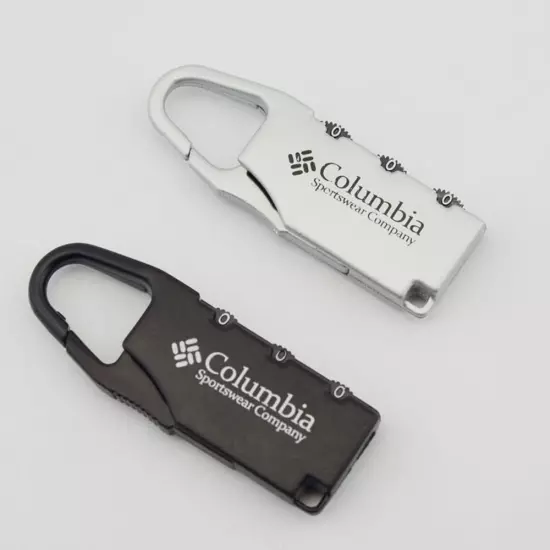 Zipper Bag Lock 3 Digit Combination Lock Luggage Code Lock Password Padlock