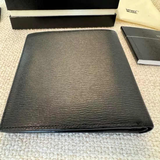 Montblanc 4810 Westside 8cc Bifold Wallet Black Leather (BEAUTIFUL CONDITION)