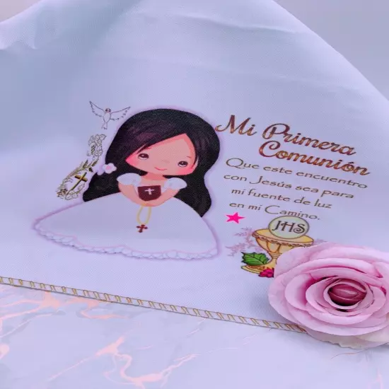 12 FIRST COMMUNION PARTY FAVORS NAPKINS GIRL RECUERDOS PARA COMUNION DE NINA