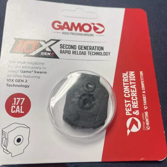 Gamo SWARM 10X GEN1 Inertia Fed Ten Shot .177 Caliber Magazine For Pests