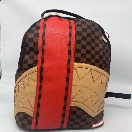 sprayground backpack limited edition B5991-brown Prive$120.00 Vegan Leather