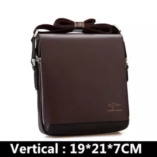 New Arrived Luxury Brand Men'S Messenger Bag Vintage PU Leather Shoulder Bag Han