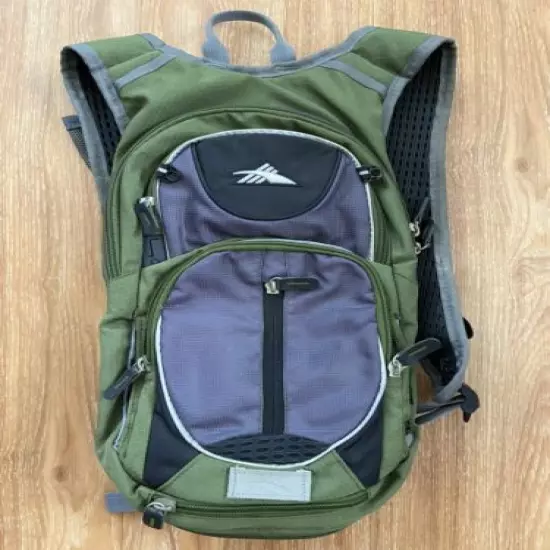 High Sierra AIRFLOW Cooled Back Hiking Backpack Green No Hydro Pack Free Ship