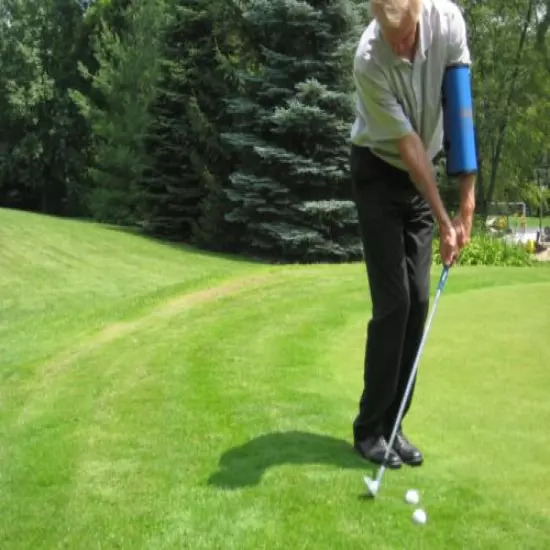 Golf Training Aid-THE CHIPPING YIPS"-Get Help From The "Straight Arm"-standard 