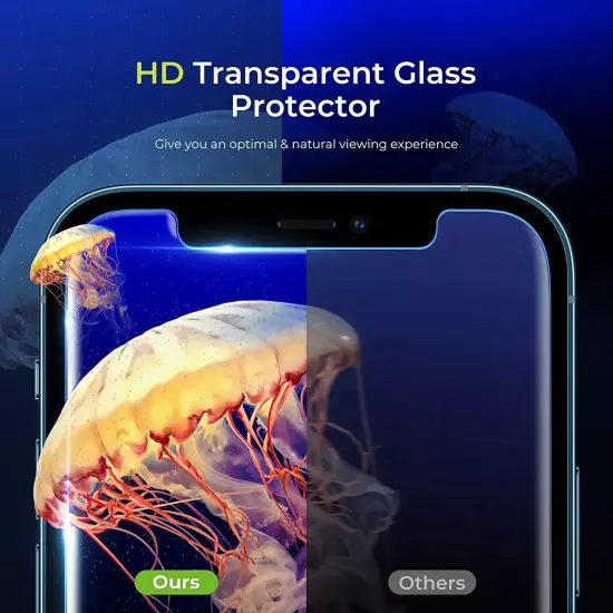 3X Tempered Glass Screen Protector For iPhone 16 15 14 13 12 11 Pro Max X XR 8 7