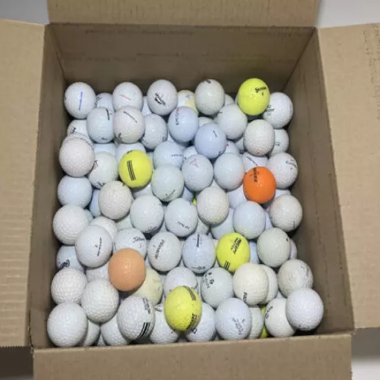 Big Lot Of 155 Golf Balls CALLAWAY TITLEIST Taylormade Nike Pro Flite Pinnacle