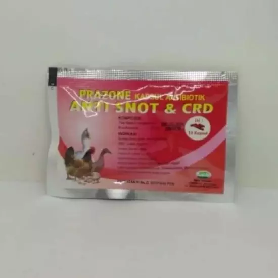 @5 Sachets x PRAZONE 10 capsules CRD anti-snot chicken duck cold