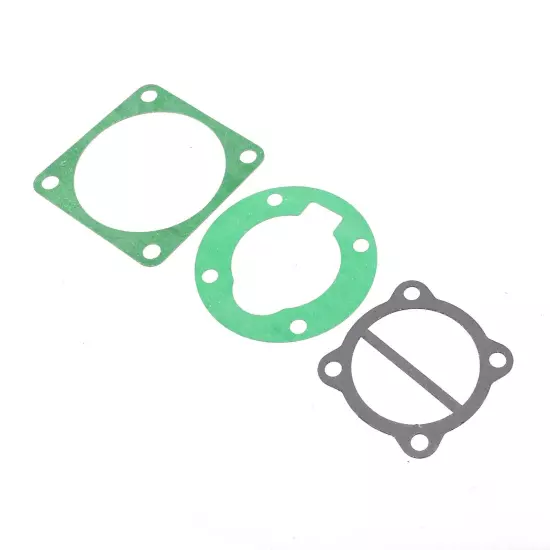 Valve Plate Gaskets Washers Set for Air Compressor 3 Pcs Black Plastic Material