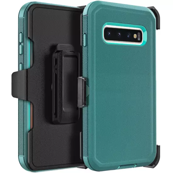 For Samsung Galaxy S10/S10+/S10e Heavy Duty Shockproof Case Cover + Belt Clip