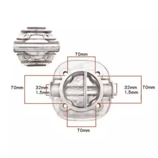 High Temperature and High Pressure Gas Compatible Cylinder Head Air Compressors