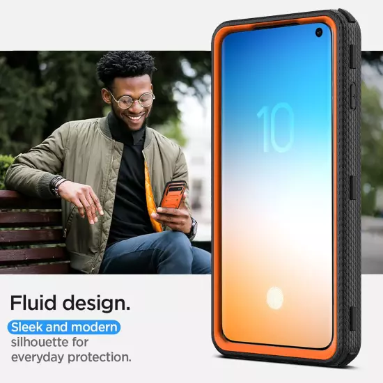 Orange For Samsung Galaxy S10/S10+/S10e Shockproof Bumper Case Cover Accessories