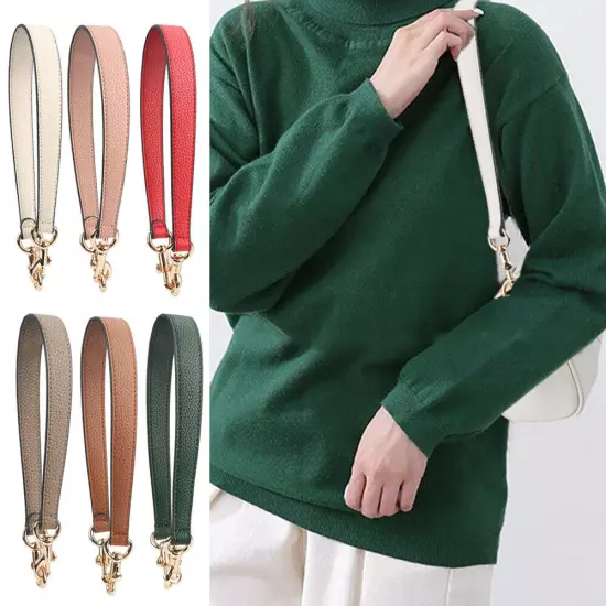 Wide Leather Bag Handle Strap Shoulder Belt Handbag Replacement Bag Accessories*