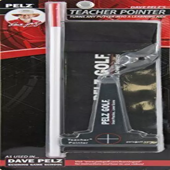 Dave Pelz Teacher Pointer, Turns any Putter into a Learning Aid, NEW