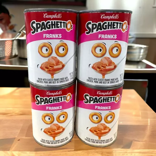 Spaghetti-O’s Spaghettios with Franks Hot Dogs DISCONTINUED BB 9/24 11 Cans READ