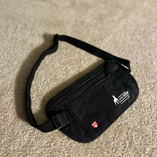 Alpha Keeper RFID Money Travel Belt Passport Holder Fanny Pack