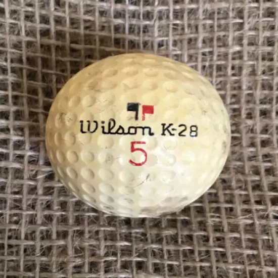 RARE Vintage WILSON K-28 Golf Ball #5 Cadwell Cover/Small Size