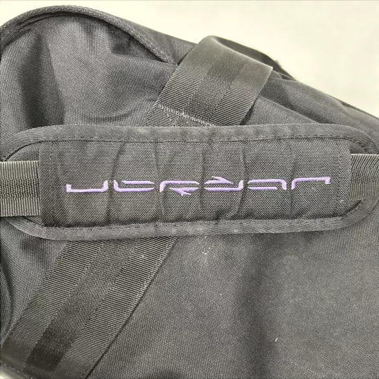 Vintage Air jordan duffle bag Black Purple Logo Shoulder Strap Basketball Sports