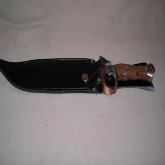  Fixed Blade MULTI-USAGE FIELD KNIFE WITH SHEATH-NEW BOXED -GA0JI #KH-201