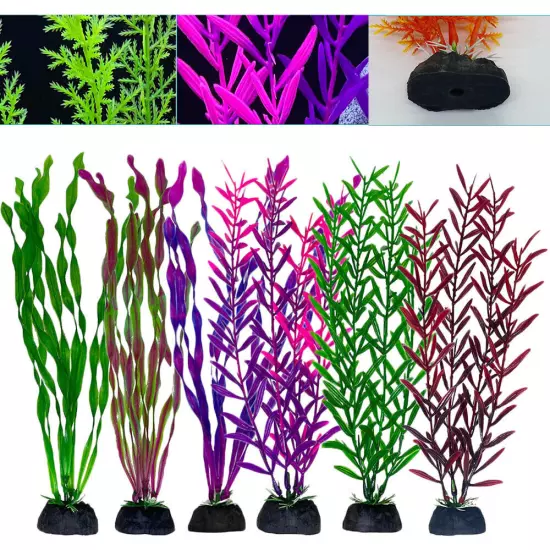 Artificial Fake Plastic Water Grass Plants Decoration For Aquarium Fish Tank