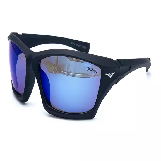 NEW VERTX FULL FRAME SPORT SUNGLASSES GREAT COMFORT MIRROR LENS 52007