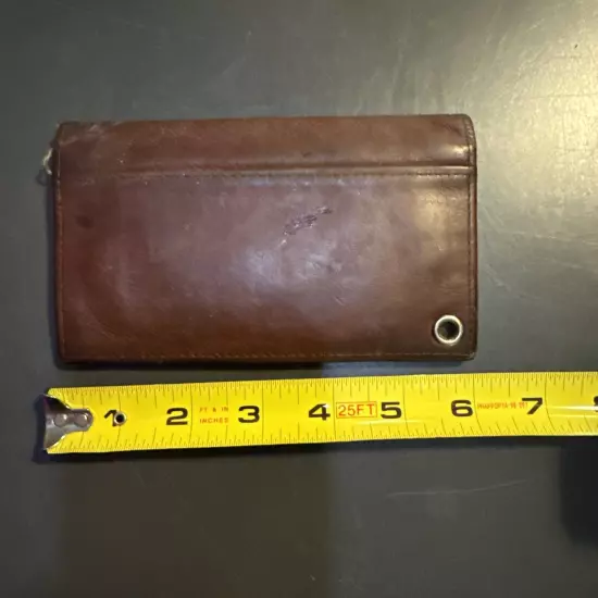 Levi Strauss & Co. Leather Vintage Bifold Brown Wallet USED