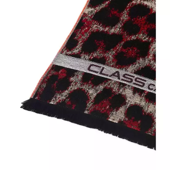 Cavalli Class Fantasy Logo Scarf - Scarves & Shawls - Burgundy -Size One Size