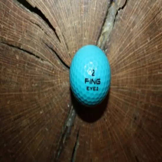 VINTAGE BLUE AND TEAL PING EYE 2 GOLF BALL MUST SEE!!!!! RARE!!!!!