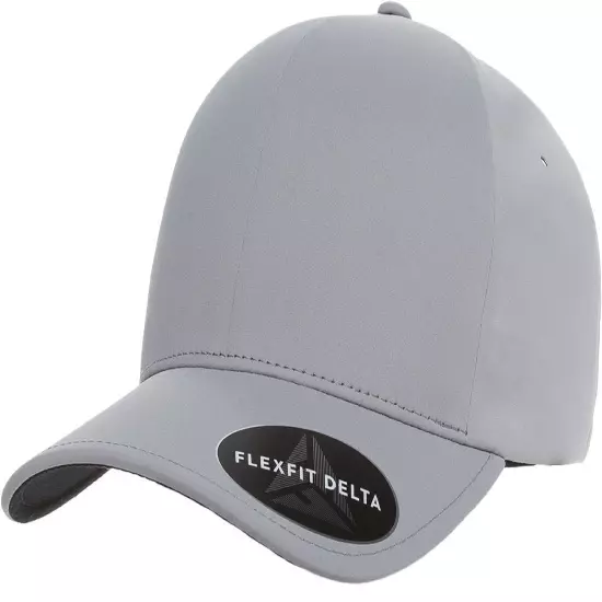 Flexfit Delta 180 Seamless Carbon Cap Fitted Baseball Hat Performance Blank