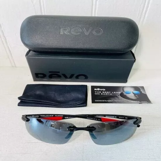 REVO RE4059V 01 GY DESCEND N VOLITION Black w/POLARIZED Graphite Lens Suns $219