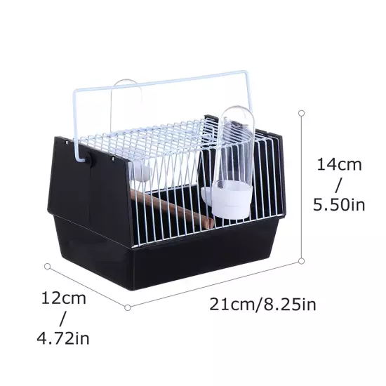 1Pc Portable Bird Cage Parrot Cage Outing Bird Carrying Cage Handheld Cage