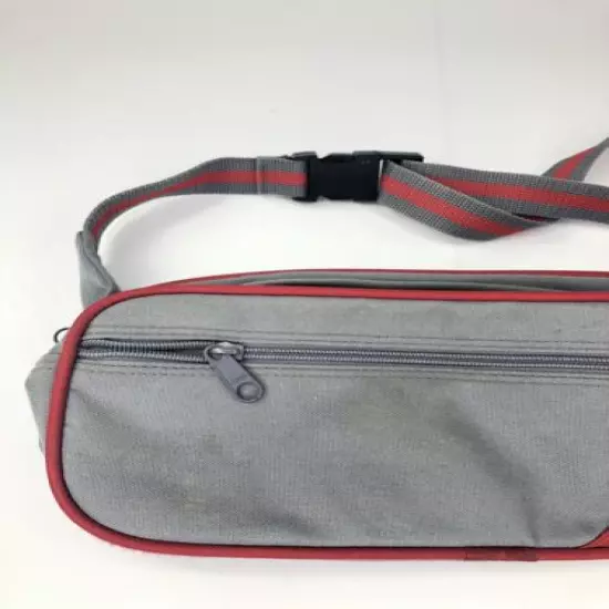 Marker Fanny Pack Belt Bag Waist Bag Gray Red a1o