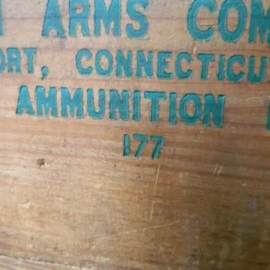 Rare Vintage Remington .177 Cal. Pellet / BB Wood Shipping Box / Crate, Small!