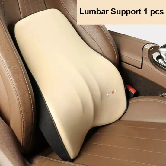 Memory Foam Car Lumbar Support Back Cushion Car Seat Neck Auto Pillow Cushion