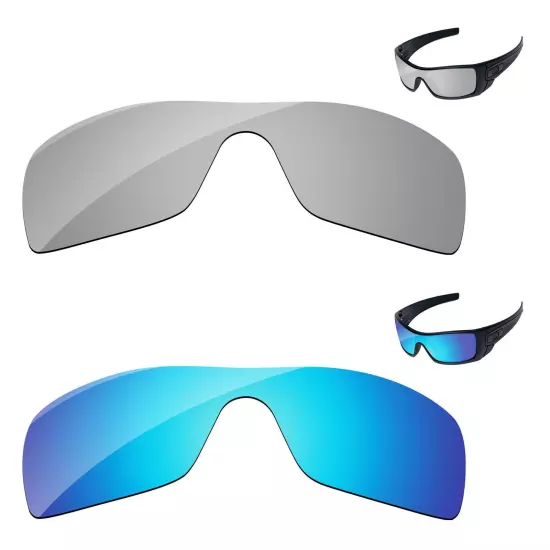 Lensology Polarized Replacement Lenses For-Oakley Batwolf OO9101 Multi-Options