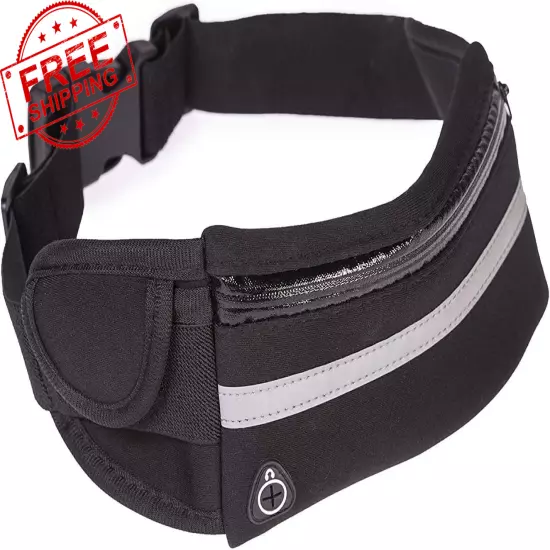 Travel Belt Money Waist Pack - Hidden Waterproof Anti Theft