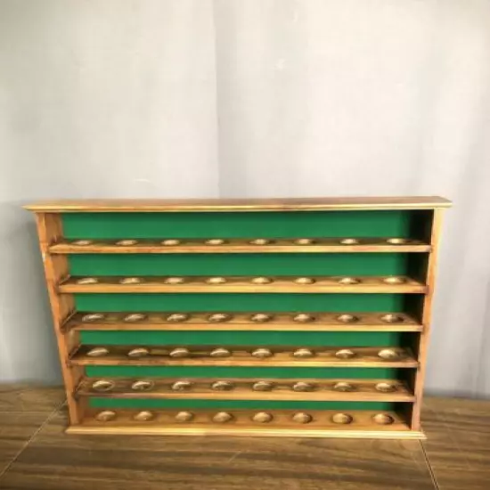 48 Golf Ball Wall Display Rack Shelf Vintage Select Merchandise Comp Green Felt