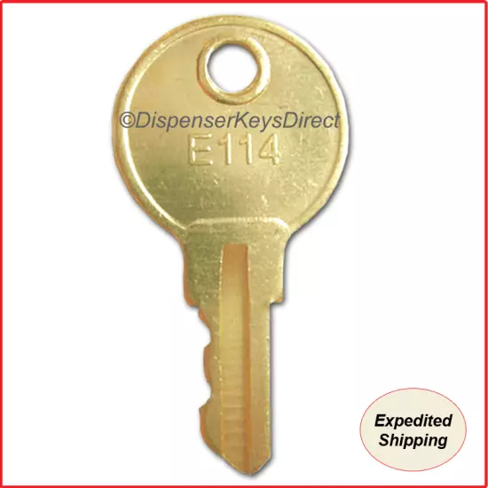 ASI - "E114" Key for Paper Towel, Toilet Tissue & Soap Dispensers - (12/pk.)