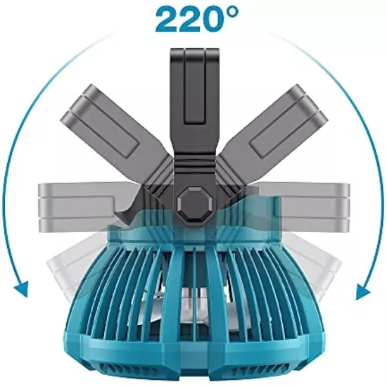 Portable Camping Fan for Makita 18V Li-ion Battery Outdoor Jobsite Fan Cordless