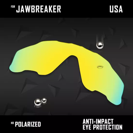 Anti Scratch Polarized Replacement Lenses for-Oakley Jawbreaker OO9290 Opt