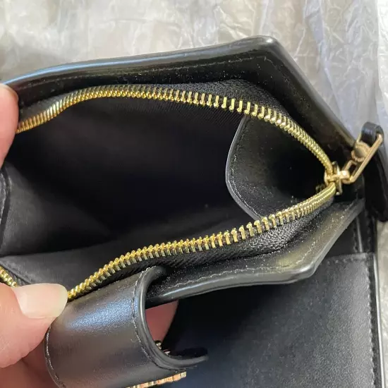 GENTLY USED SIGNATURE COACH BROWN/BLACK EYEGLASS CASE AND WALLET